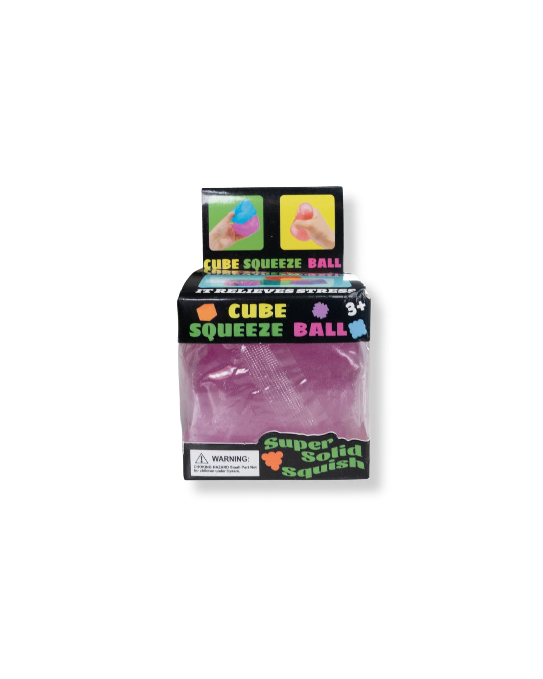 Boblende Cube Squeeze Ball – masser af noget at mærke på
